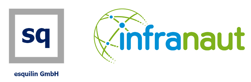 Logos von esquilin und infranaut